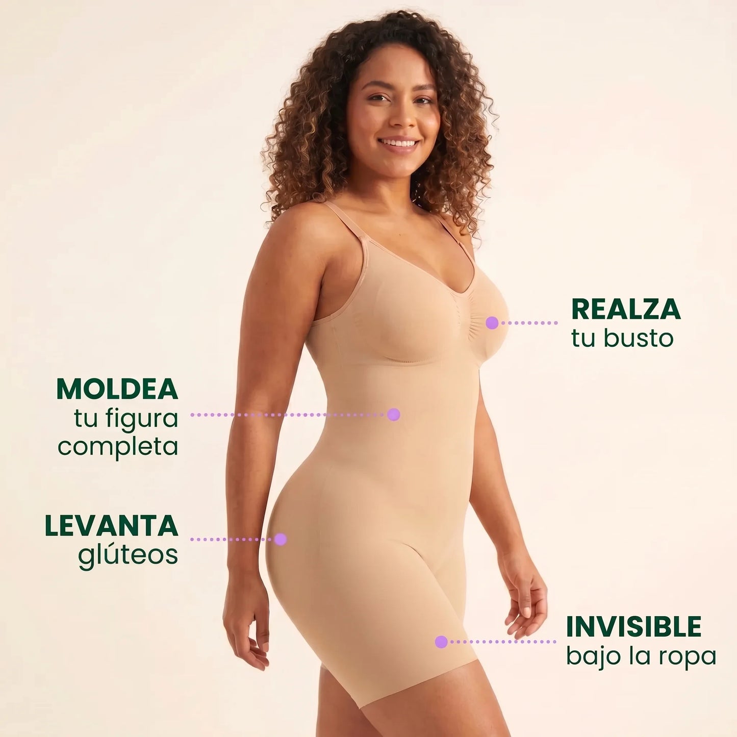 ShapeAll™ — Body Moldeador | Moldea figura completa + realza busto + Regalo incluido 🎁